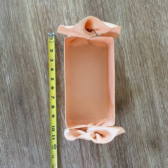 Vintage 80s C.T. Designs Pink Bow Plastic Rectangular Tissue Box Holder - Picture 11 of 13